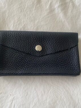 Women's Italian pebbled leather purse
